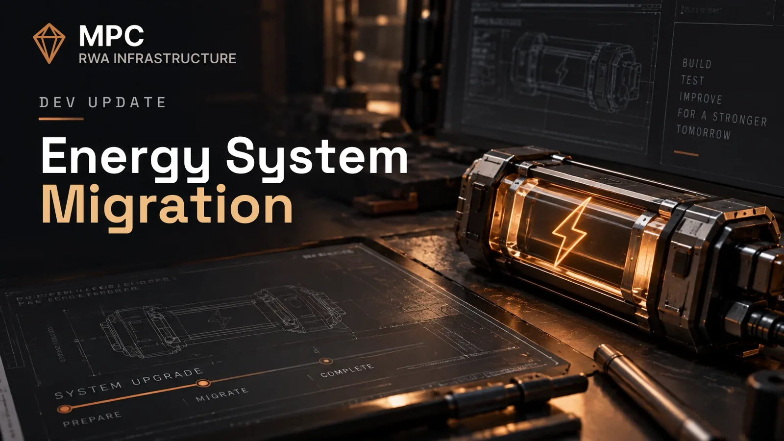 The Energy System dev update cover art.